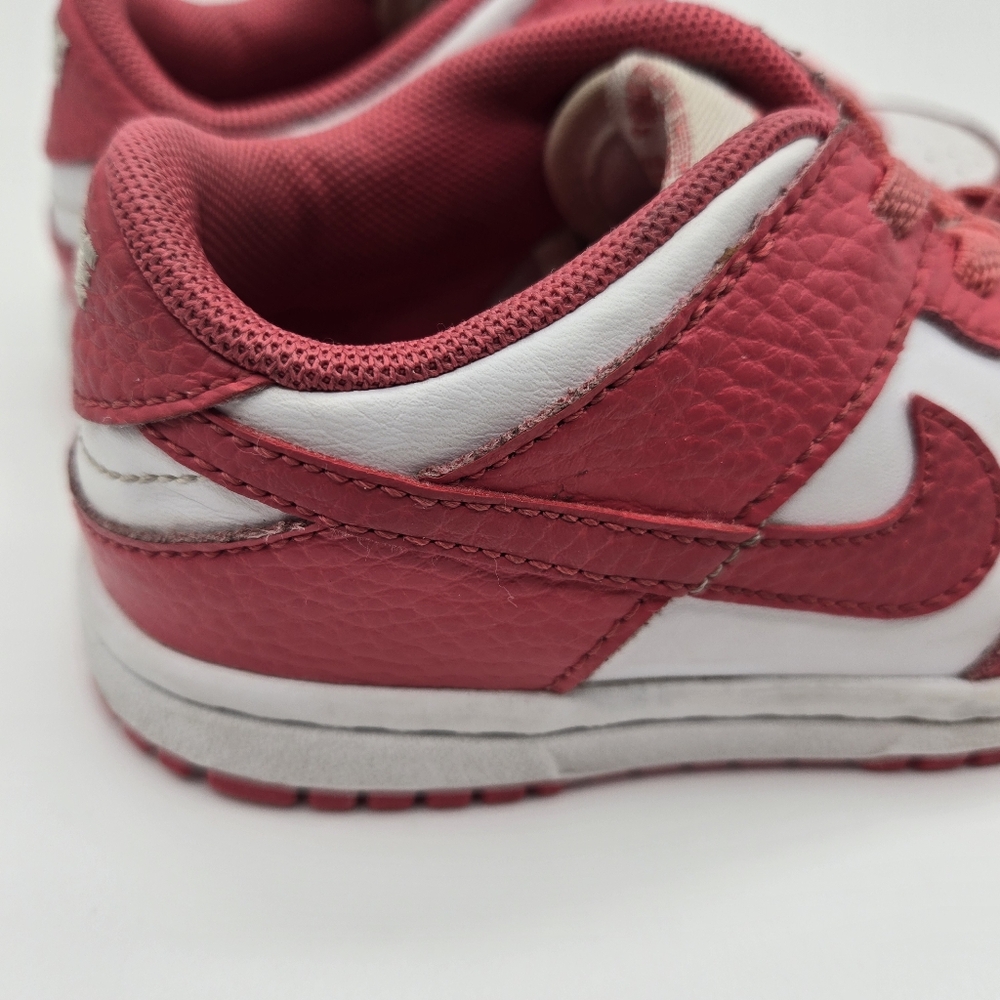 Nike Dunk Low Archaeo Reddish Pink White Unisex Toddler Size 10C DC9562-111 - Picture 9 of 14